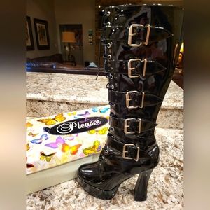 Pleaser brand patent platform boots